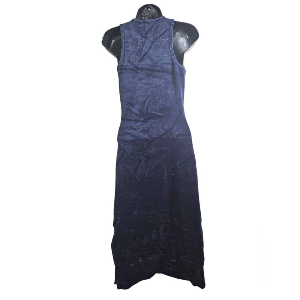 NWT Juicy Couture Velour Tank Dress Dark Blue Regal High Neck Small - Picture 2 of 9